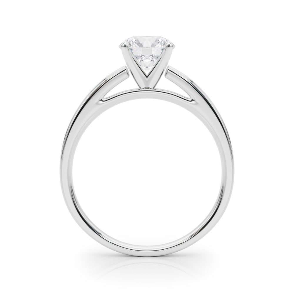 Classic Simple Solitaire Diamond Engagement Ring