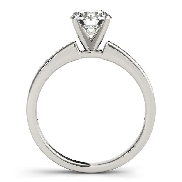 Channel-Set Princess Diamond Engagement Ring (3/8 ct. tw.)