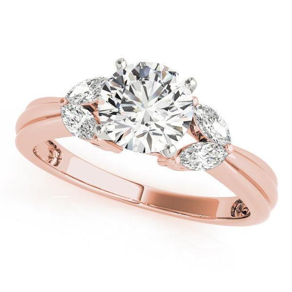 Classic Three-Stone Marquise Diamond Engagement Ring (1/4 ct. tw.)