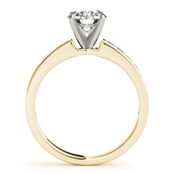 Channel-Set Princess Diamond Engagement Ring (1/2 ct. tw.)