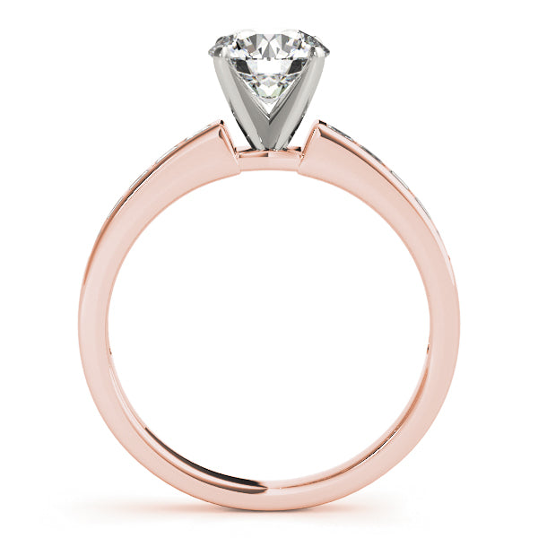 Channel-Set Princess Diamond Engagement Ring (1/2 ct. tw.)