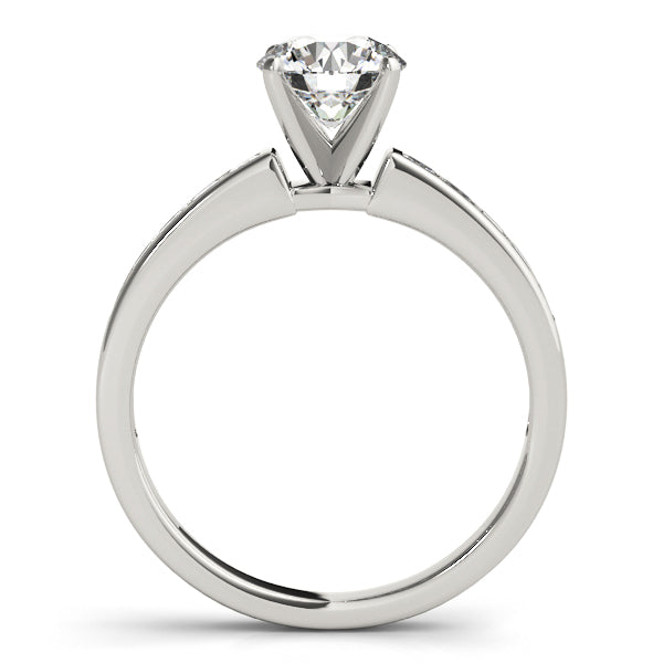 Channel-Set Princess Diamond Engagement Ring (1/2 ct. tw.)