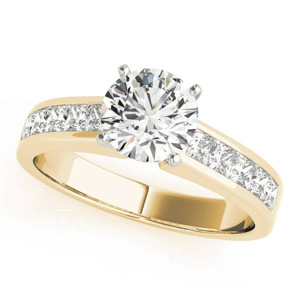 Channel-Set Princess Diamond Engagement Ring (3/4 ct. tw.)