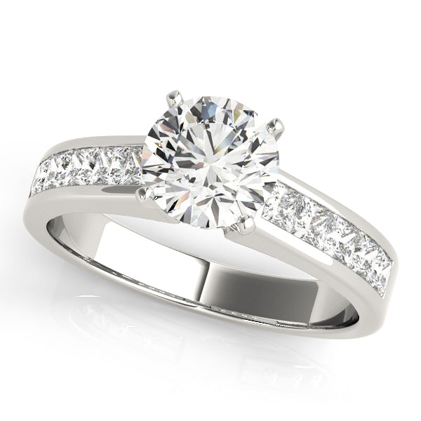 Channel-Set Princess Diamond Engagement Ring (3/4 ct. tw.)