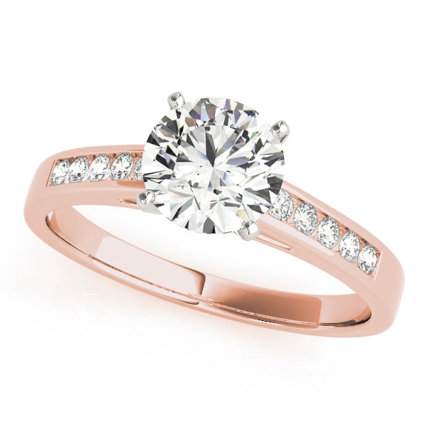 Channel-Set Diamond Engagement Ring (1/4 ct. tw.)