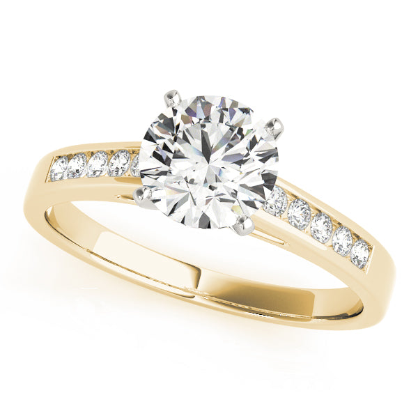 Channel-Set Diamond Engagement Ring (1/4 ct. tw.)