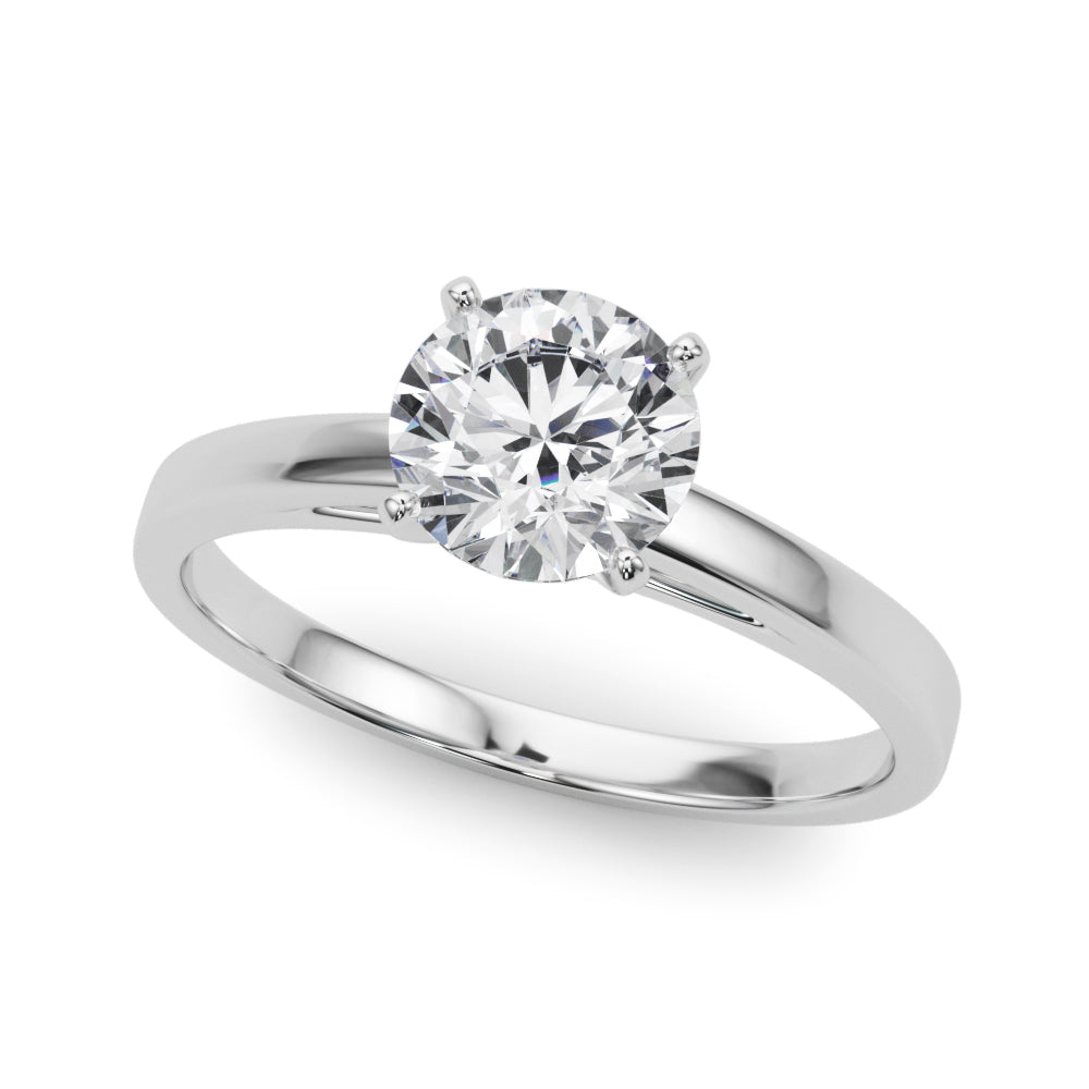 Classic Four-Prong Solitaire Engagement Ring