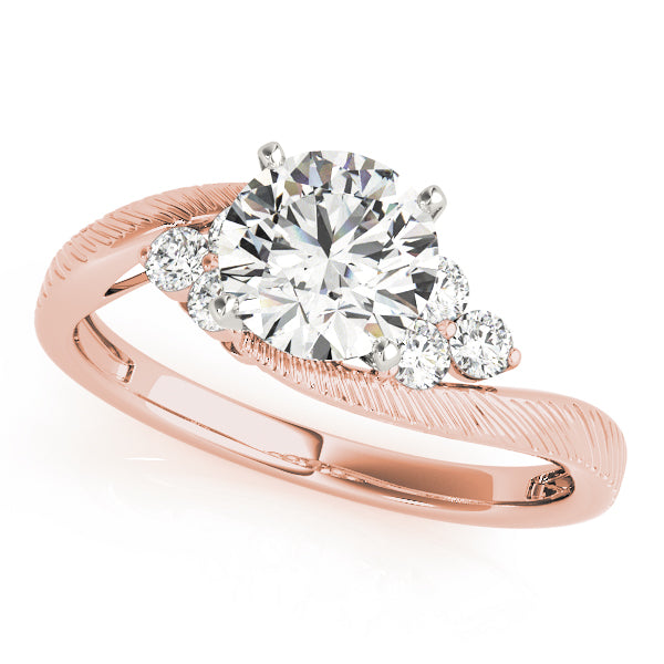 Twist Cluster Diamond Engagement Ring (1/5 ct. tw.)