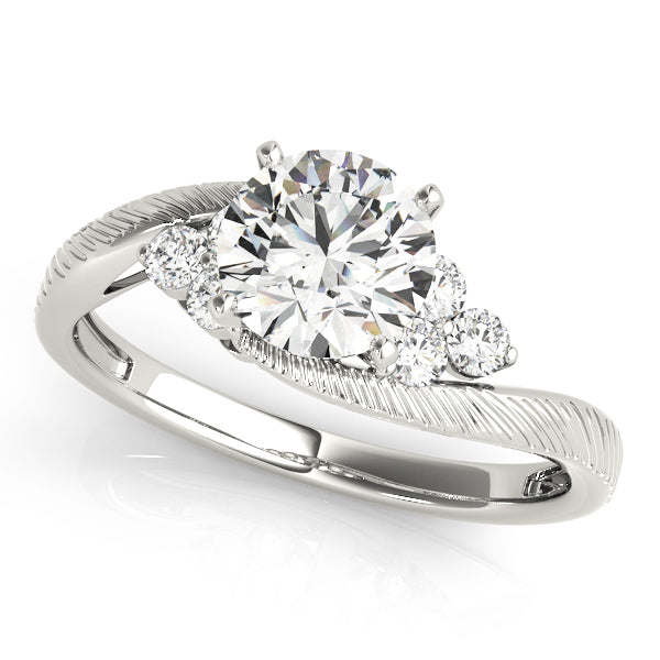 Twist Cluster Diamond Engagement Ring (1/5 ct. tw.)