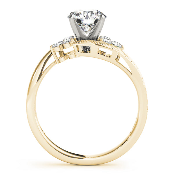 Twist Cluster Diamond Engagement Ring (1/5 ct. tw.)