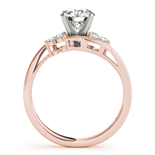 Twist Cluster Diamond Engagement Ring (1/5 ct. tw.)