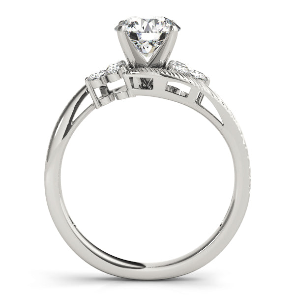 Twist Cluster Diamond Engagement Ring (1/5 ct. tw.)