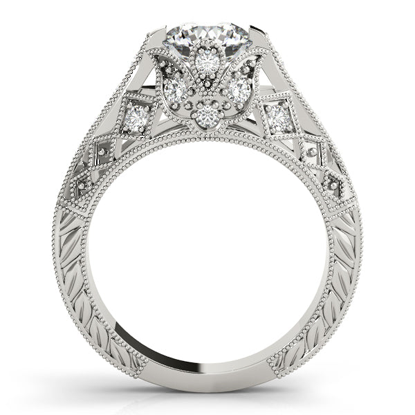 Vintage Lattice Diamond Engagement Ring (1/5 ct. tw.)