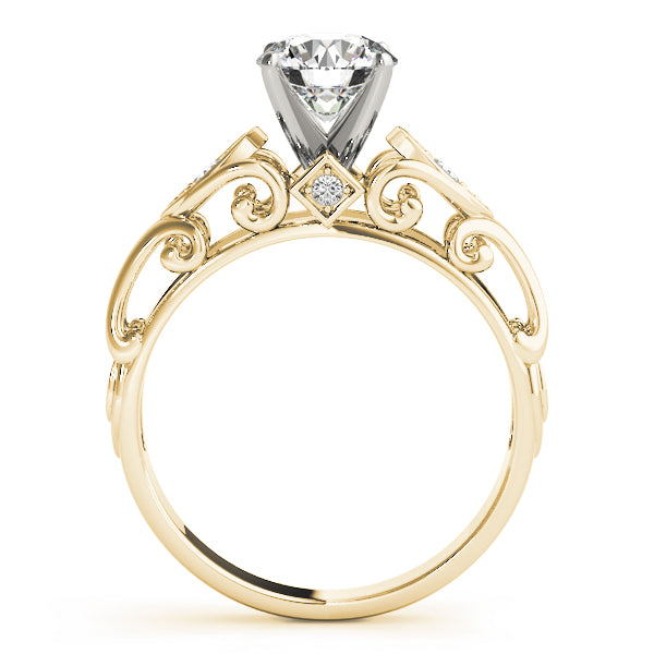 Selene Nature-Inspired Diamond Engagement Ring (1/20 ct. tw.)