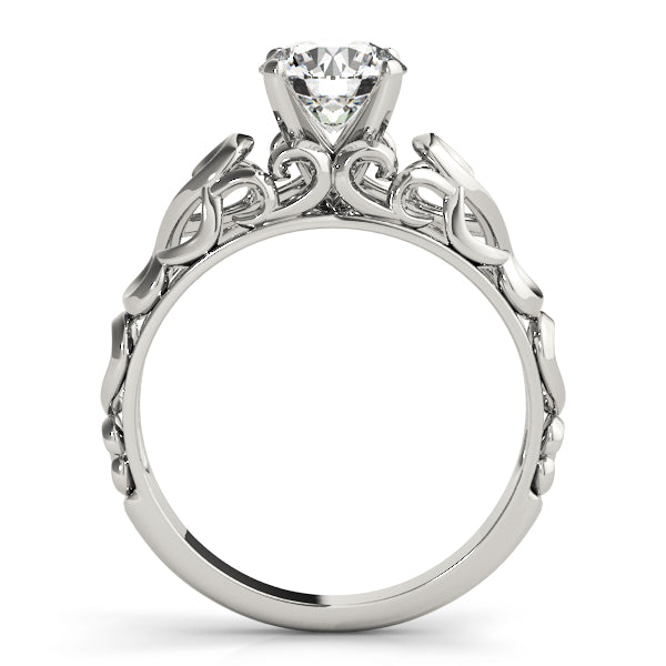 Romantic Filigree Engagement Ring