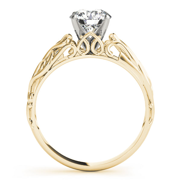 Romantic Scrollwork Engagement Ring