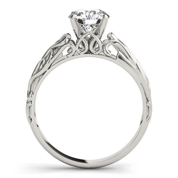 Romantic Scrollwork Engagement Ring