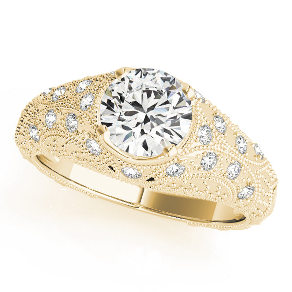Vintage Filigree Diamond Engagement Ring (1/5 ct. tw.)
