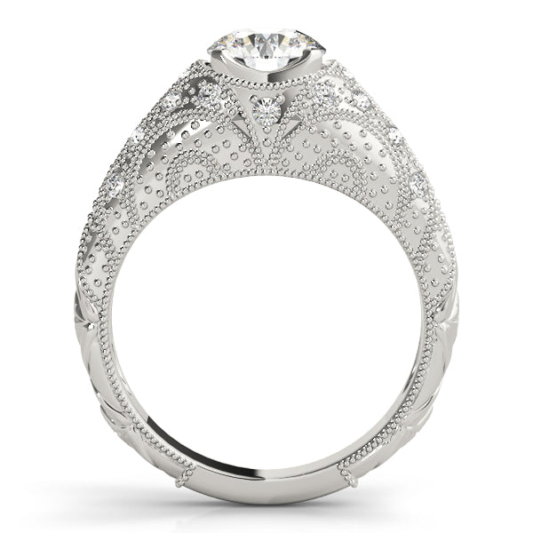 Vintage Filigree Diamond Engagement Ring (1/5 ct. tw.)