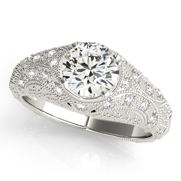 Vintage Filigree Diamond Engagement Ring (1/5 ct. tw.)