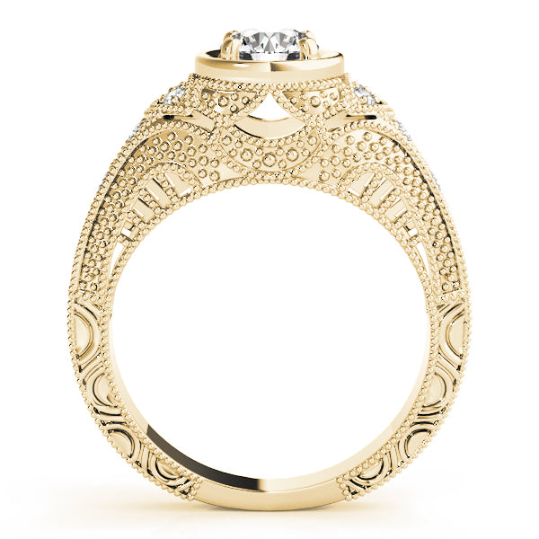 Romantic Milgrain Diamond Engagement Ring (1/10 ct. tw.)