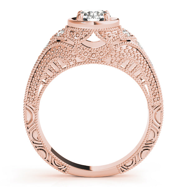 Romantic Milgrain Diamond Engagement Ring (1/10 ct. tw.)