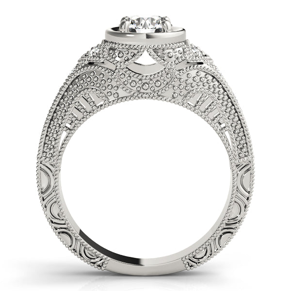 Romantic Milgrain Diamond Engagement Ring (1/10 ct. tw.)