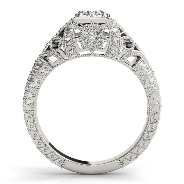 Vintage Milgrain Diamond Engagement Ring (1/8 ct. tw.)