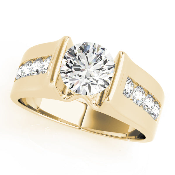 Channel-Set Diamond Engagement Ring (3/8 ct. tw.)
