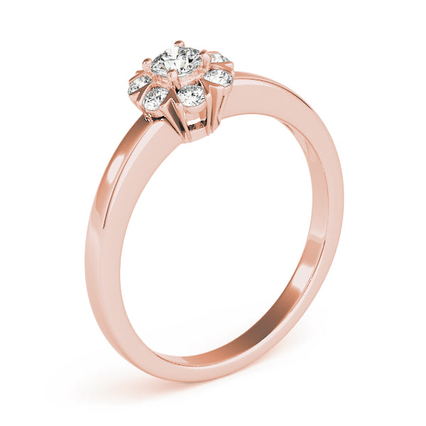 Classic Cluster Diamond Engagement Ring (1/10 ct. tw.)