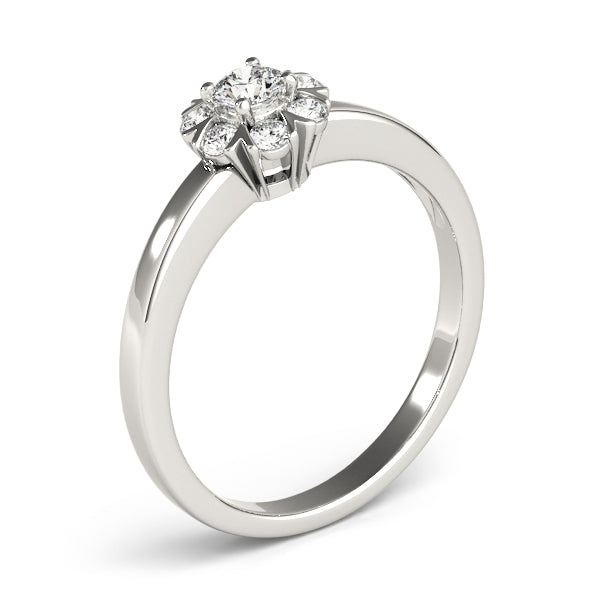 Classic Cluster Diamond Engagement Ring (1/10 ct. tw.)
