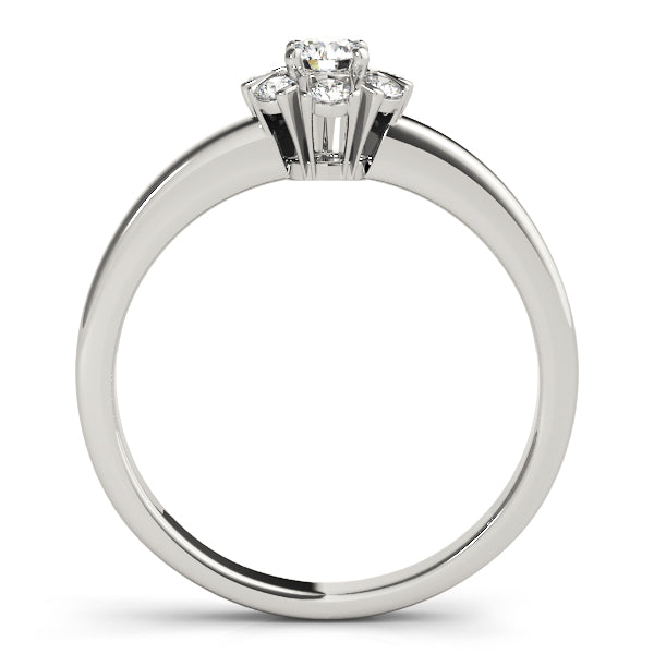 Classic Cluster Diamond Engagement Ring (1/10 ct. tw.)