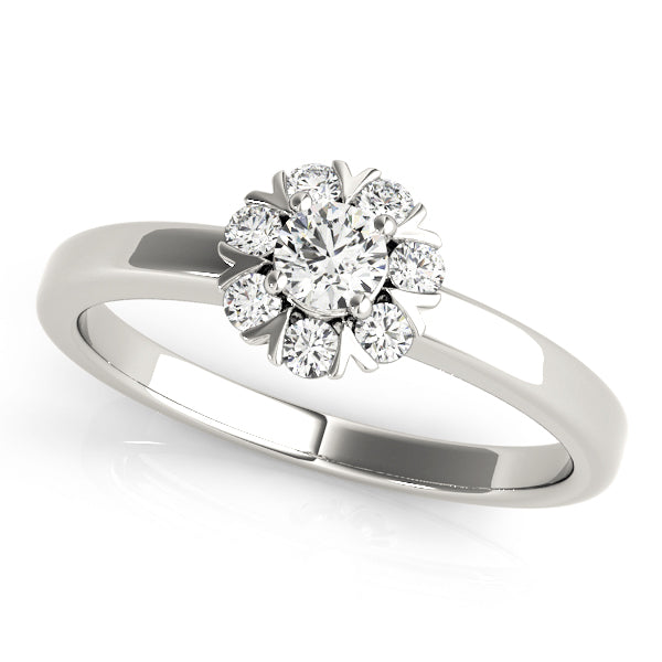 Classic Cluster Diamond Engagement Ring (1/10 ct. tw.)