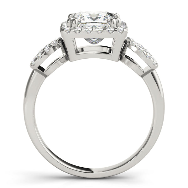 Halo Cluster Diamond Engagement Ring (1/3 ct. tw.)
