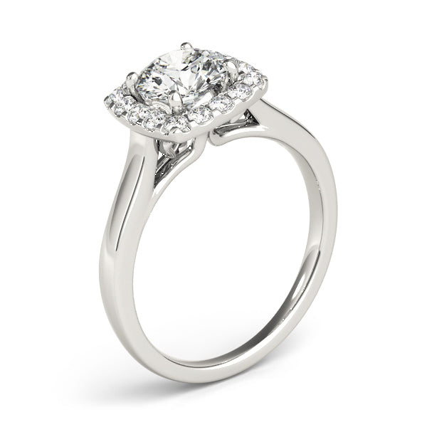 Cushion Halo Diamond Engagement Ring (1/4 ct. tw.)