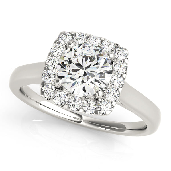 Cushion Halo Diamond Engagement Ring (1/4 ct. tw.)