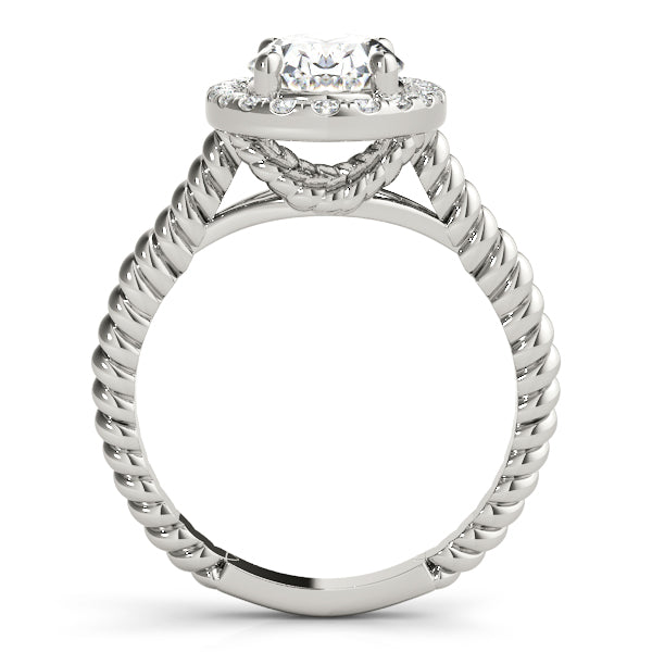 Halo Diamond Engagement Ring (1/8 ct. tw.)