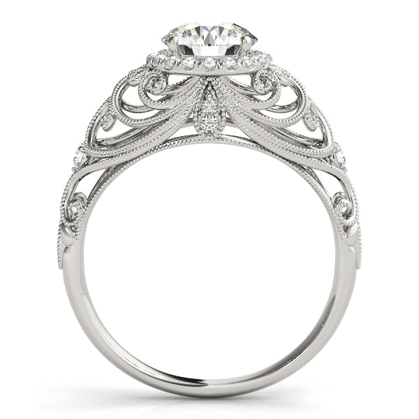 Vintage Halo Diamond Engagement Ring (1/5 ct. tw.)