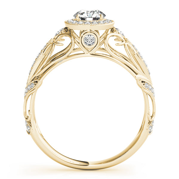 Romantic Milgrain Filigree Diamond Engagement Ring (1/3 ct. tw.)