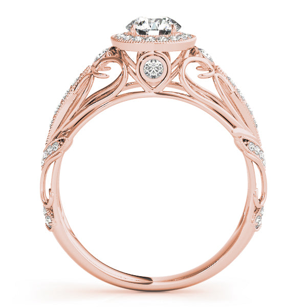 Romantic Milgrain Filigree Diamond Engagement Ring (1/3 ct. tw.)