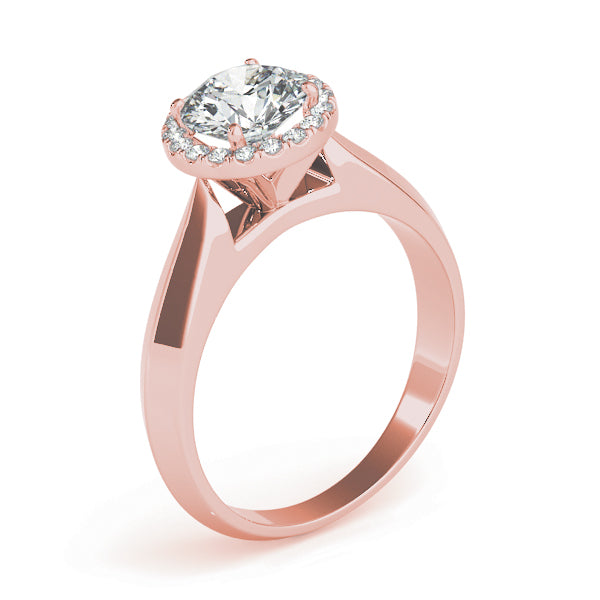Halo Diamond Engagement Ring (1/8 ct. tw.)