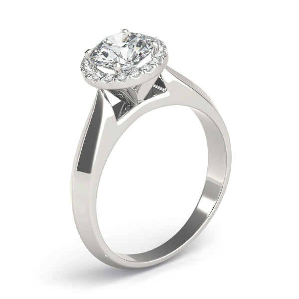 Halo Diamond Engagement Ring (1/8 ct. tw.)