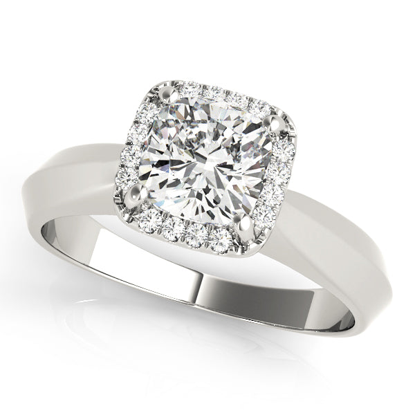 Halo Diamond Engagement Ring (1/15 ct. tw.)