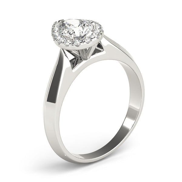 Halo Diamond Engagement Ring (1/8 ct. tw.)