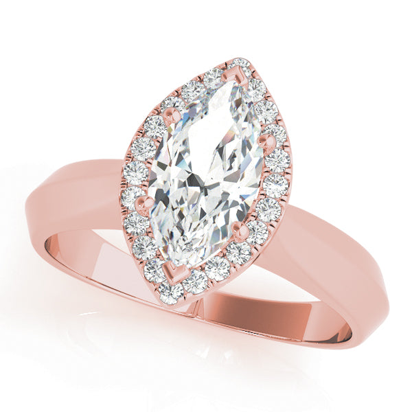 Halo Diamond Engagement Ring (1/6 ct. tw.)
