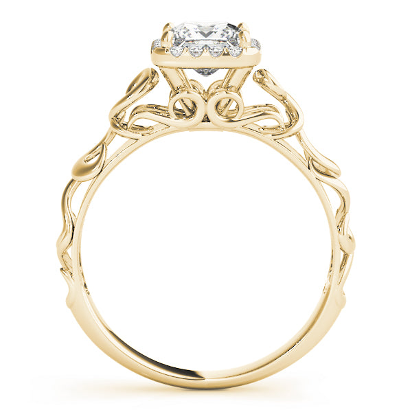 Romantic Halo Diamond Engagement Ring (1/15 ct. tw.)