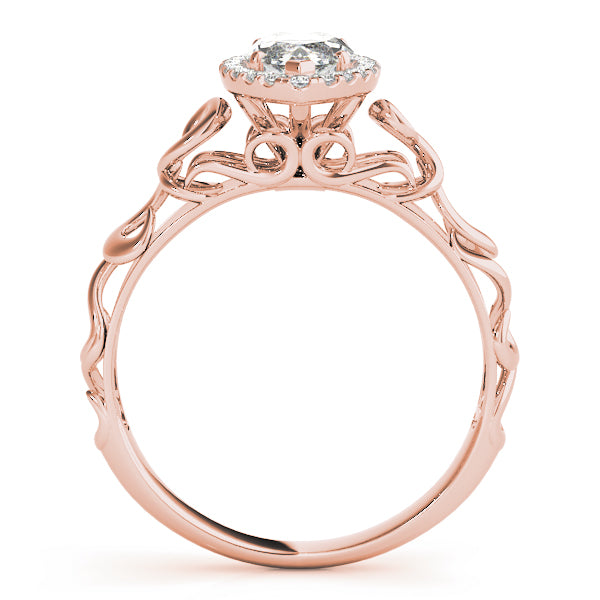 Romantic Halo Diamond Engagement Ring (1/15 ct. tw.)