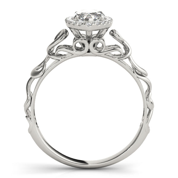 Romantic Halo Diamond Engagement Ring (1/15 ct. tw.)