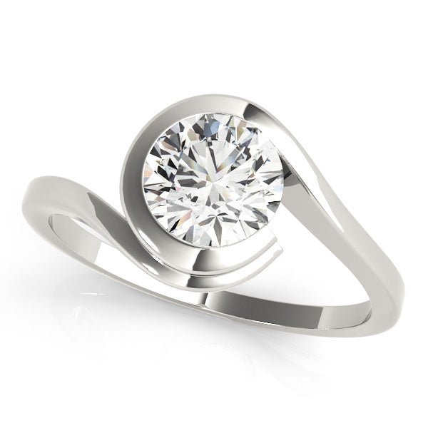 Modern Bezel Engagement Ring