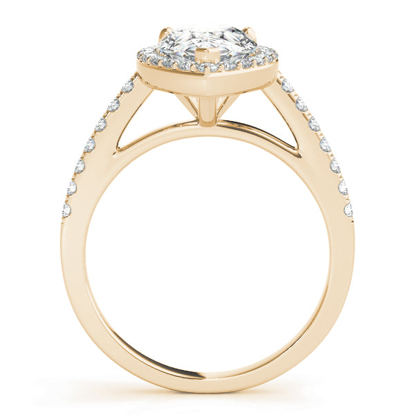 Halo Pavé Diamond Engagement Ring (1/3 ct. tw.)